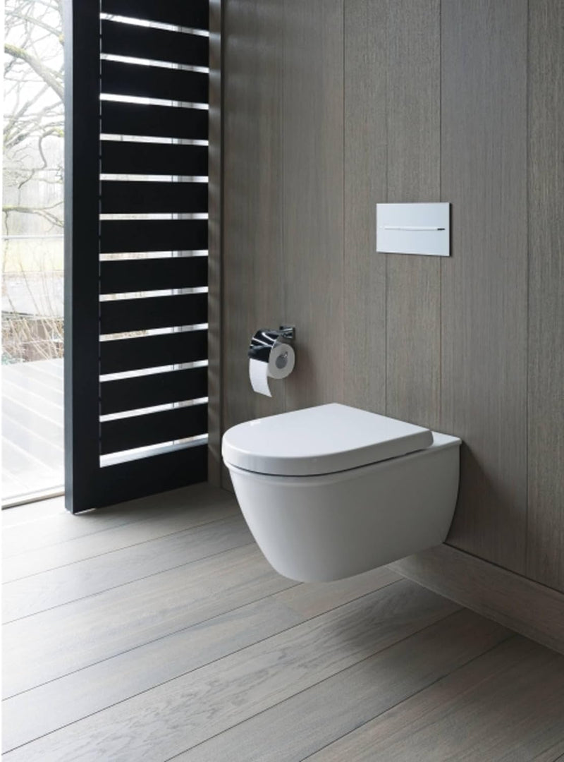 Duravit WC-Sitz Starck 2/Darling New, Toilettendeckel mit Absenkautomatik, Klodeckel aus Duroplast,