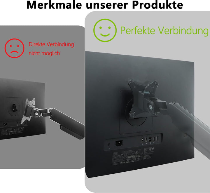 E-Serie G5 VESA-Halterungsadapter kompatibel mit HP Monitoren der Grössen(passend für E24 G5,E24q G5