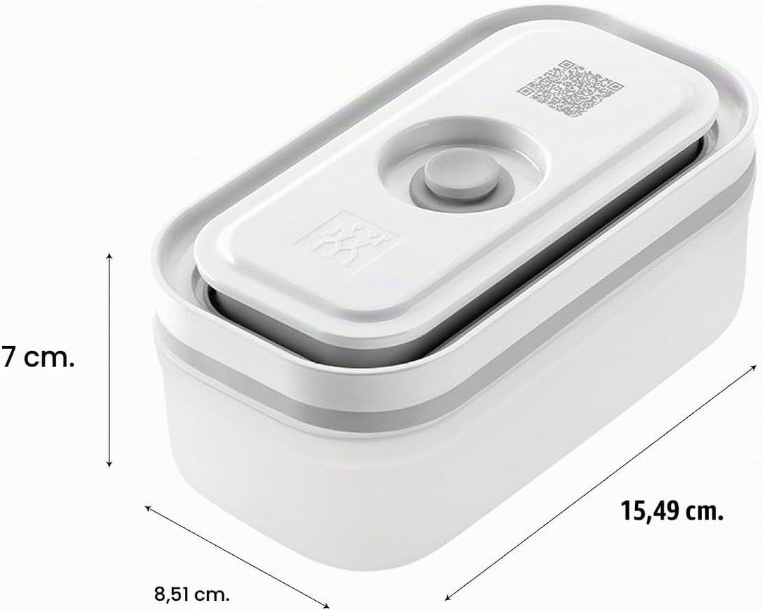 ZWILLING ZWILLING VAKUUM BOXSET, S/M/L / 3-TLG, KUNSTSTOFF, WEISS, Fresh &amp; Save, 19 x 5 cm