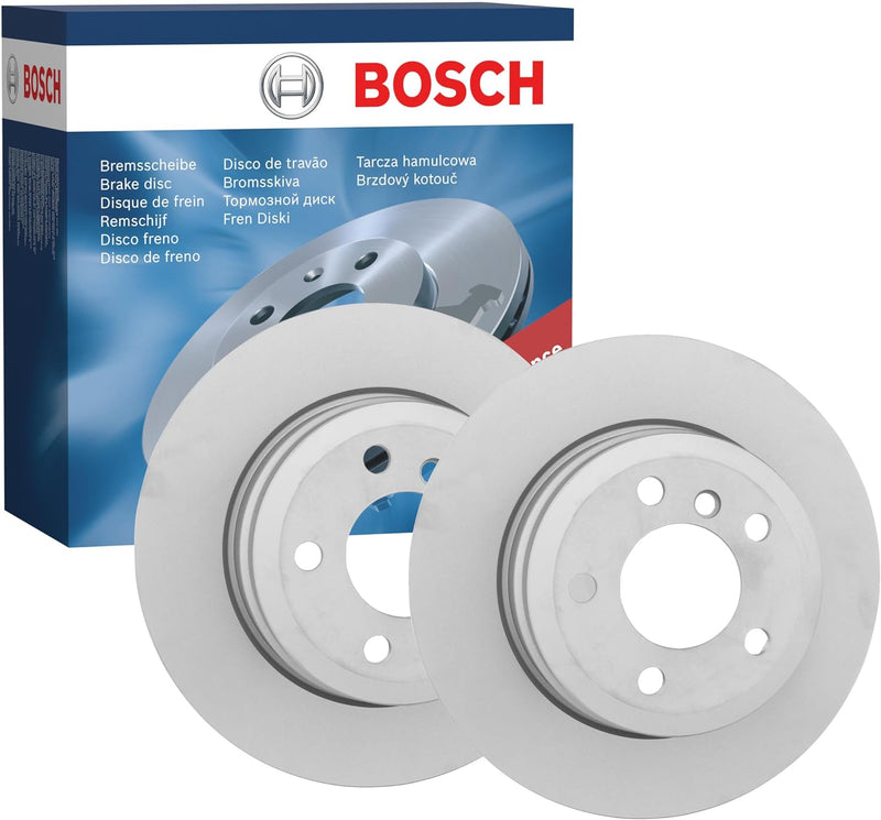 Bosch BD1320 Bremsscheiben - Hinterachse - ECE-R90 Zertifizierung - zwei Bremsscheiben pro Set