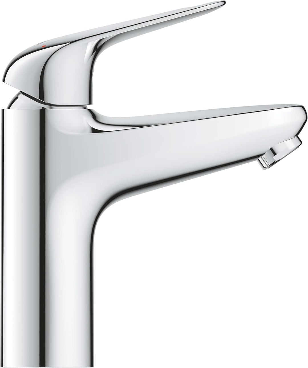 GROHE Swift, energiesparende Waschtischarmatur, Kaltwasser in Mittelstellung (Wasserhahn für Waschbe