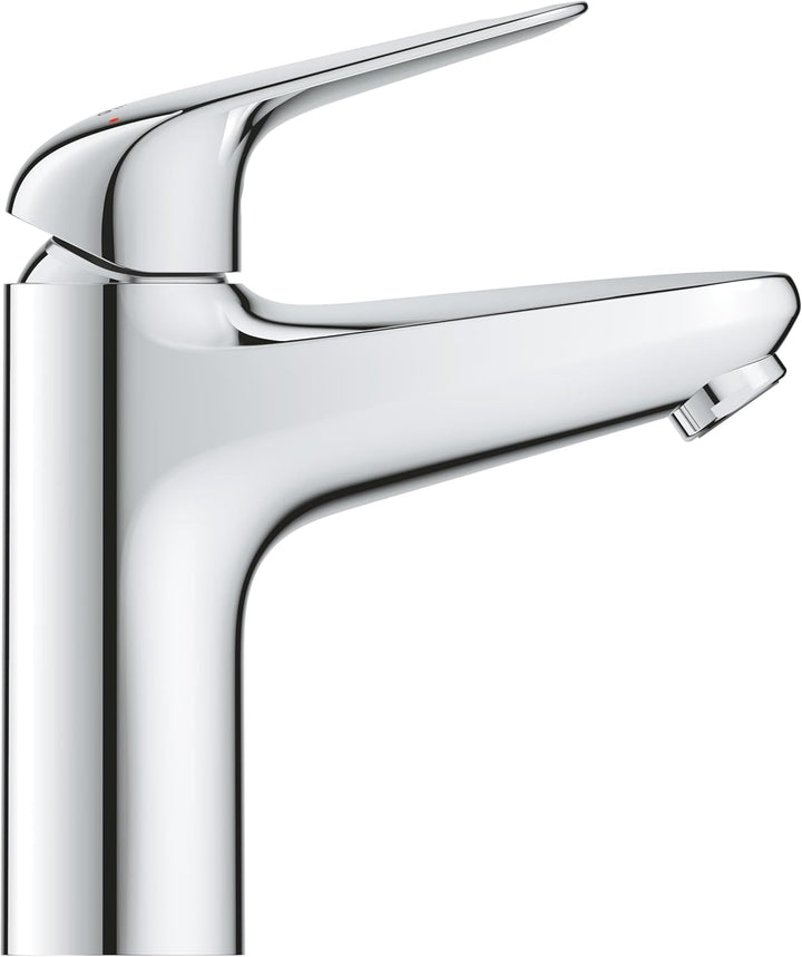 GROHE Swift, energiesparende Waschtischarmatur, Kaltwasser in Mittelstellung (Wasserhahn für Waschbe