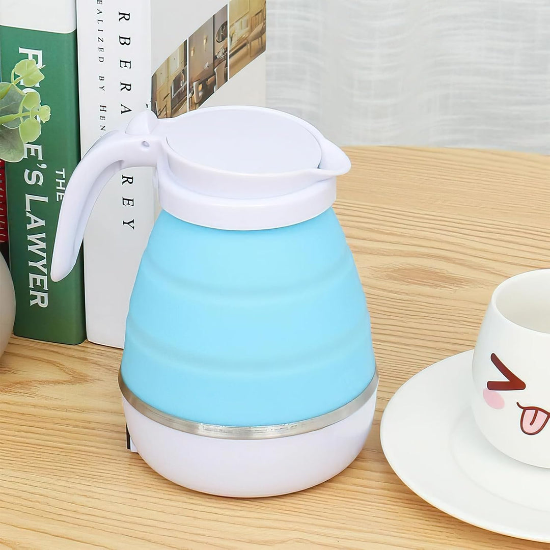 Faltbarer Wasserkocher 600ml Mini Wasserkocher Reise Wasserkocher Klein Faltbarer Wasserkocher Silik