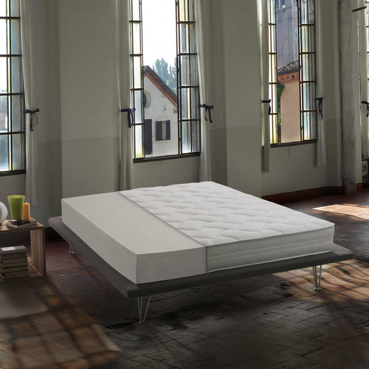 Talamo Italia - Doppelmatratze Sandra, Herausnehmbare Matratze aus Waterfoam, 100% Made in Italy, An