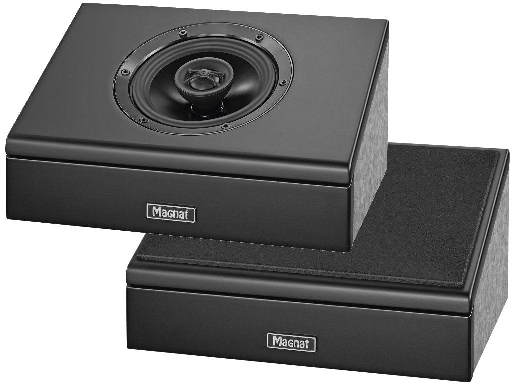 Magnat 148400 Cinema Ultra AEH 400-ATM (Paar) Lautsprecher schwarz Schwarz Zusatzlautsprecher, Schwa