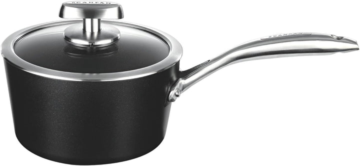 Scanpan 68231800 Stielkasserolle mit Deckel - Pro IQ, 1,5 L Ø18 cm, Ø18 cm
