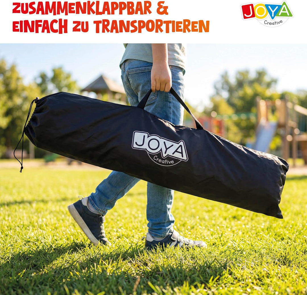 Fussballtor-Set (2er-Set) – inklusive Fussball, Ballpumpe und Tragetasche – 90 x 60 x 60 cm – Fussba