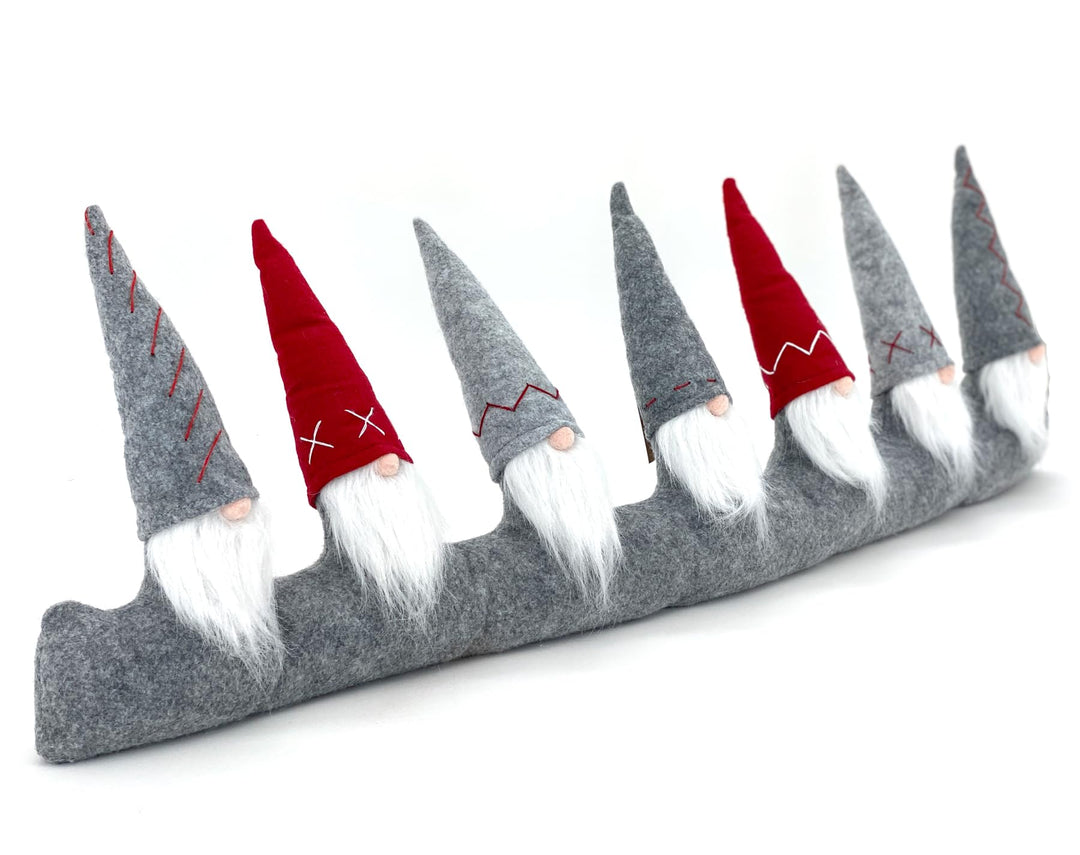 heimtexland ® Zugluftstopper Wichtel Deko Windstopper Weihnachten Zwerge Fensterdeko Typ865 30 x 90