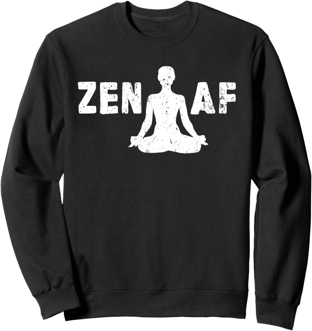 Zen Yoga Meditation Namaste Geschenk Fitness Workout Sweatshirt