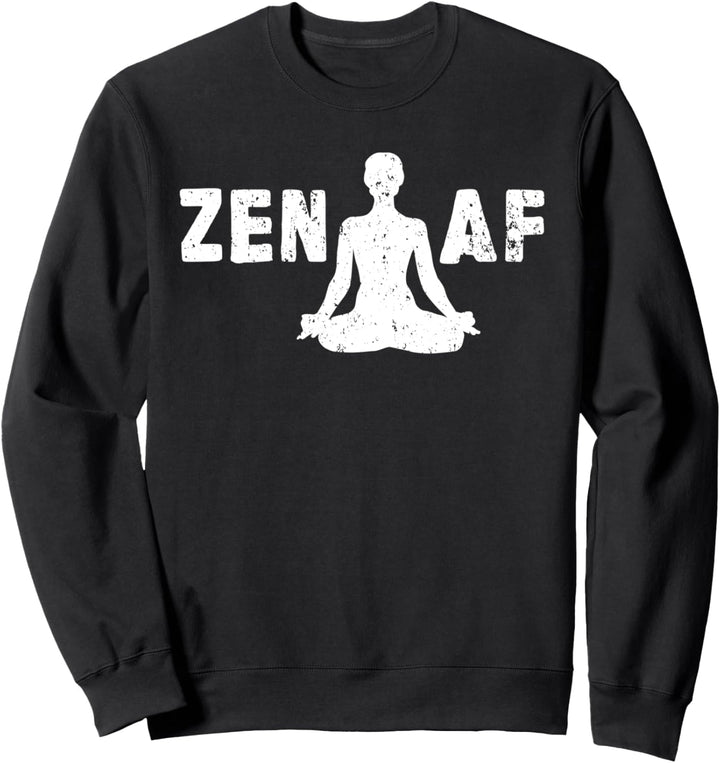 Zen Yoga Meditation Namaste Geschenk Fitness Workout Sweatshirt