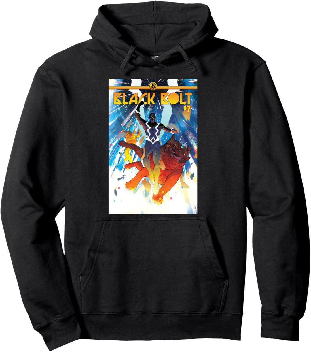 Marvel Black Bolt #7 Comic Book Cover Pullover Hoodie