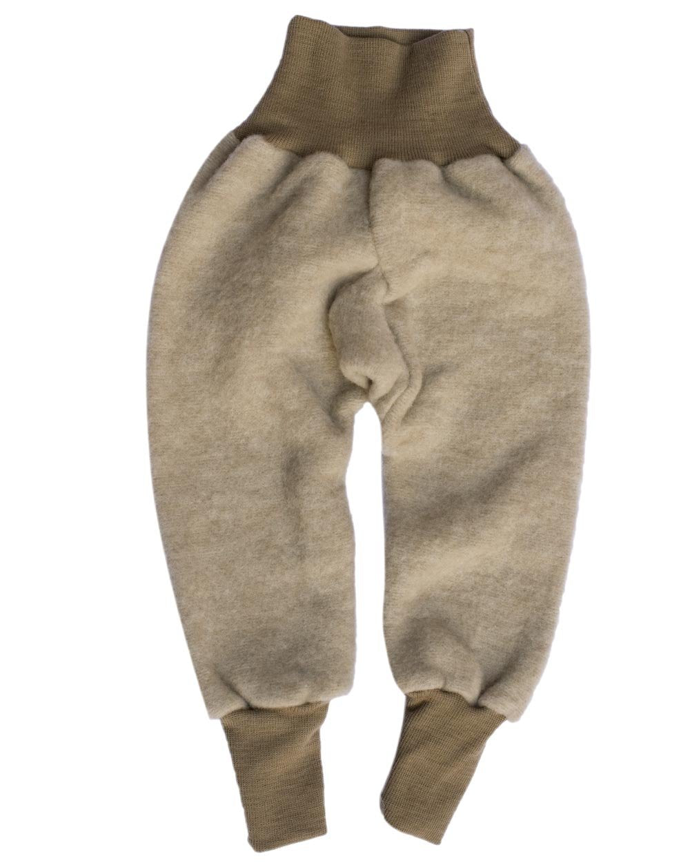 Cosilana Baby Hose mit Bund aus weichem Wollfleece, 60% Schurwolle kbT, 40% Baumwolle (KBA)… 50-56 L