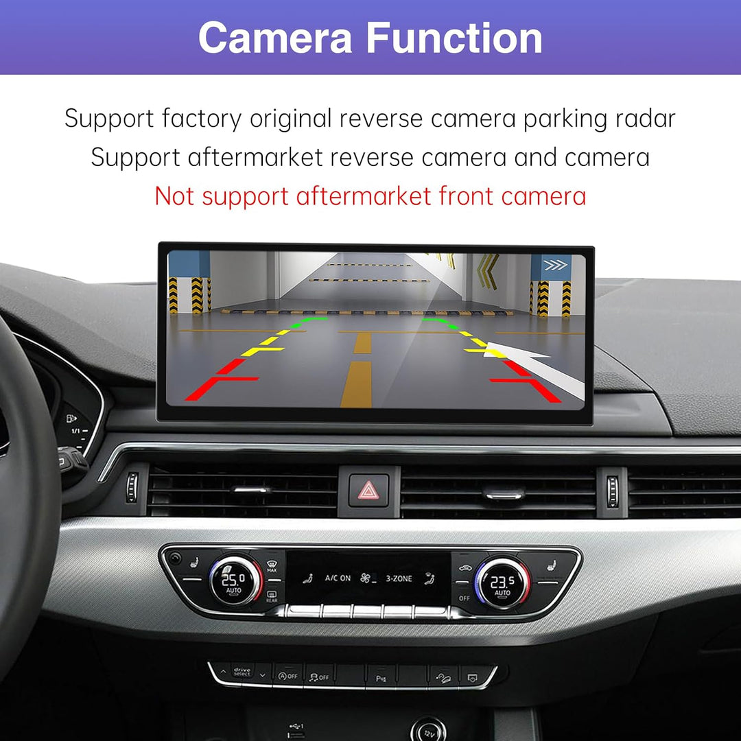 Road Top 12,3 Zoll Autoradio CarPlay für Audi A4 A5 mit MIB (2016-2019) | Linux HD Touchscreen mit U