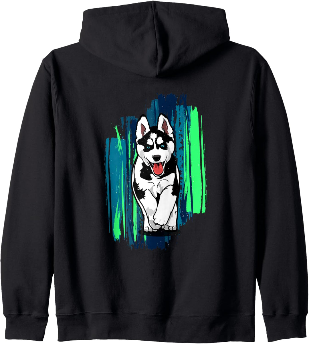 Niedlicher kleiner Husky Kapuzenjacke