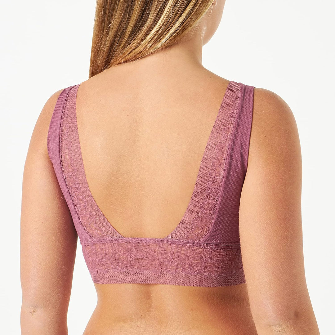 S by sloggi Damen Shadow Top Bustier M Lila Clover, M Lila Clover