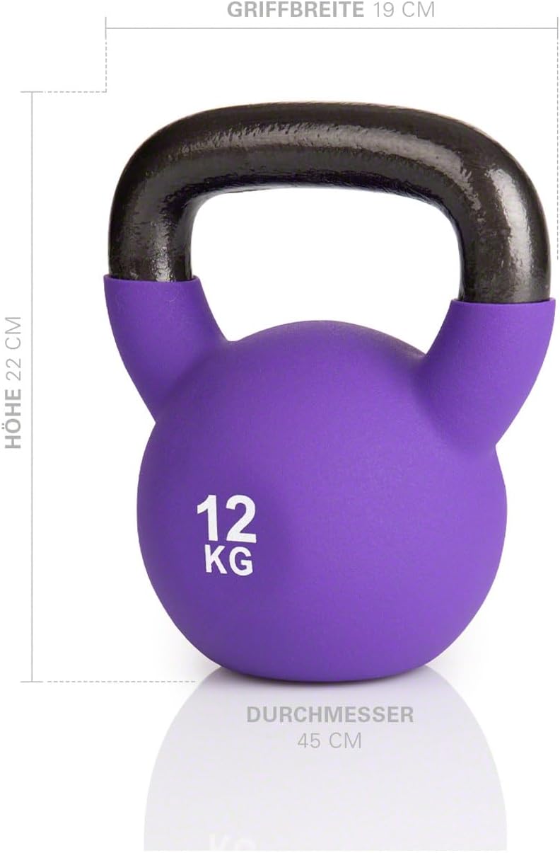 Sport-Tec Kettlebell, Kugelhantel, Workout, Fitness, Bodybuilding, Kurzhantel, Gewichtskugel, Schwun