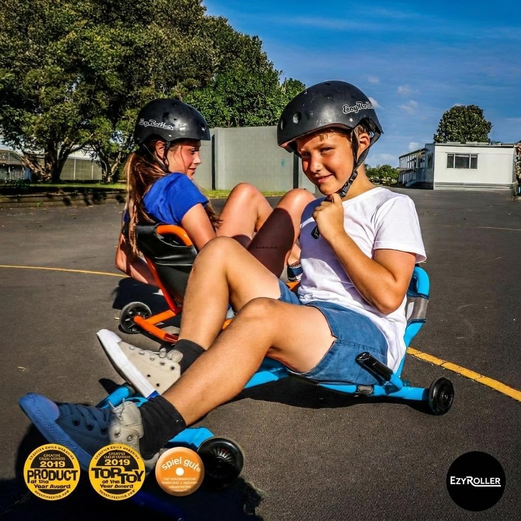 Ezyroller Kinderfahrzeug Dreirad Classic X Trike Kinder Sitz Scooter Ezy Roller (blau), Blau
