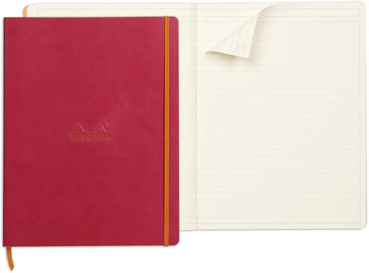 Rhodia 117712C Rhodiarama Notizbuch (mit weichem Deckel in Format DIN A4+, 220 x 297 mm, 80 Blatt, m