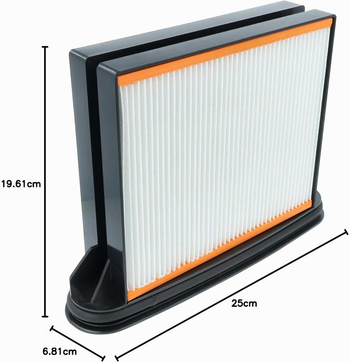 vhbw 2x Flachfaltenfilter F8 kompatibel mit Hitachi/HiKOKI RP250YDM, RP350YDH, RP350YDM, RP500YDM In
