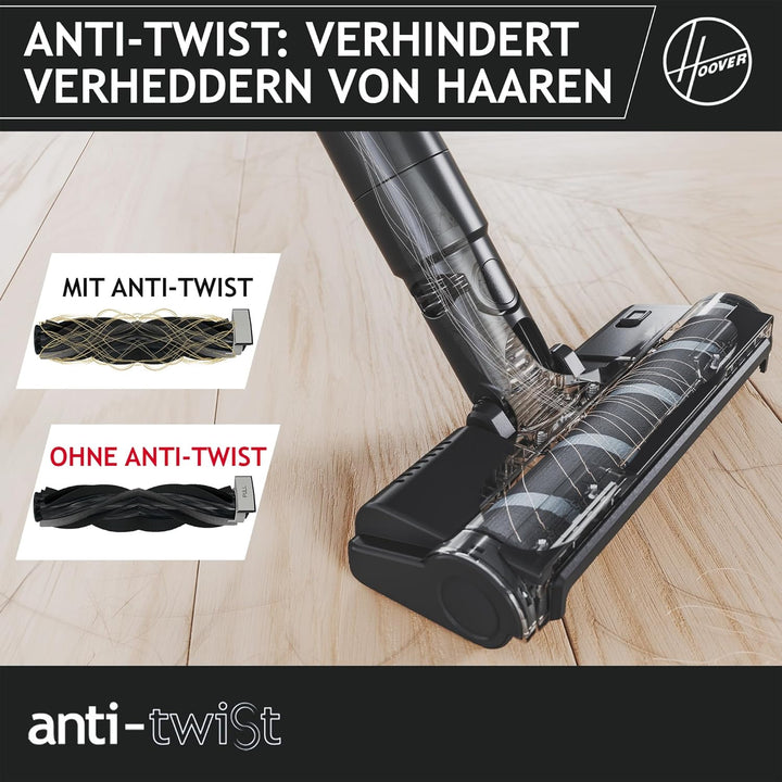 Hoover ultraleichter kabelloser HF2 Akku Staubsauger für Tierhaare, mit Verdichtungs-Funktion für 3X