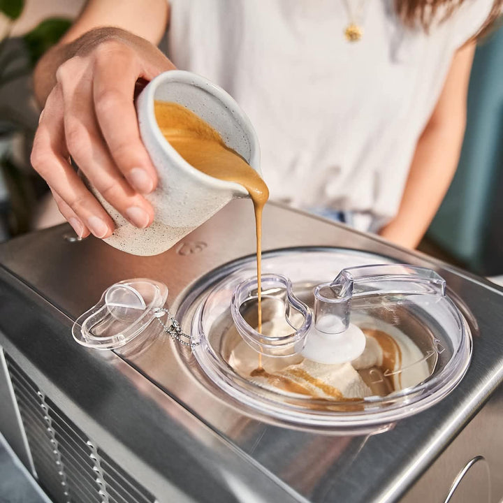 SPRINGLANE Eismaschine Emma 1,5 L mit selbstkühlendem Kompressor 150 W, aus Edelstahl mit entnehmbar