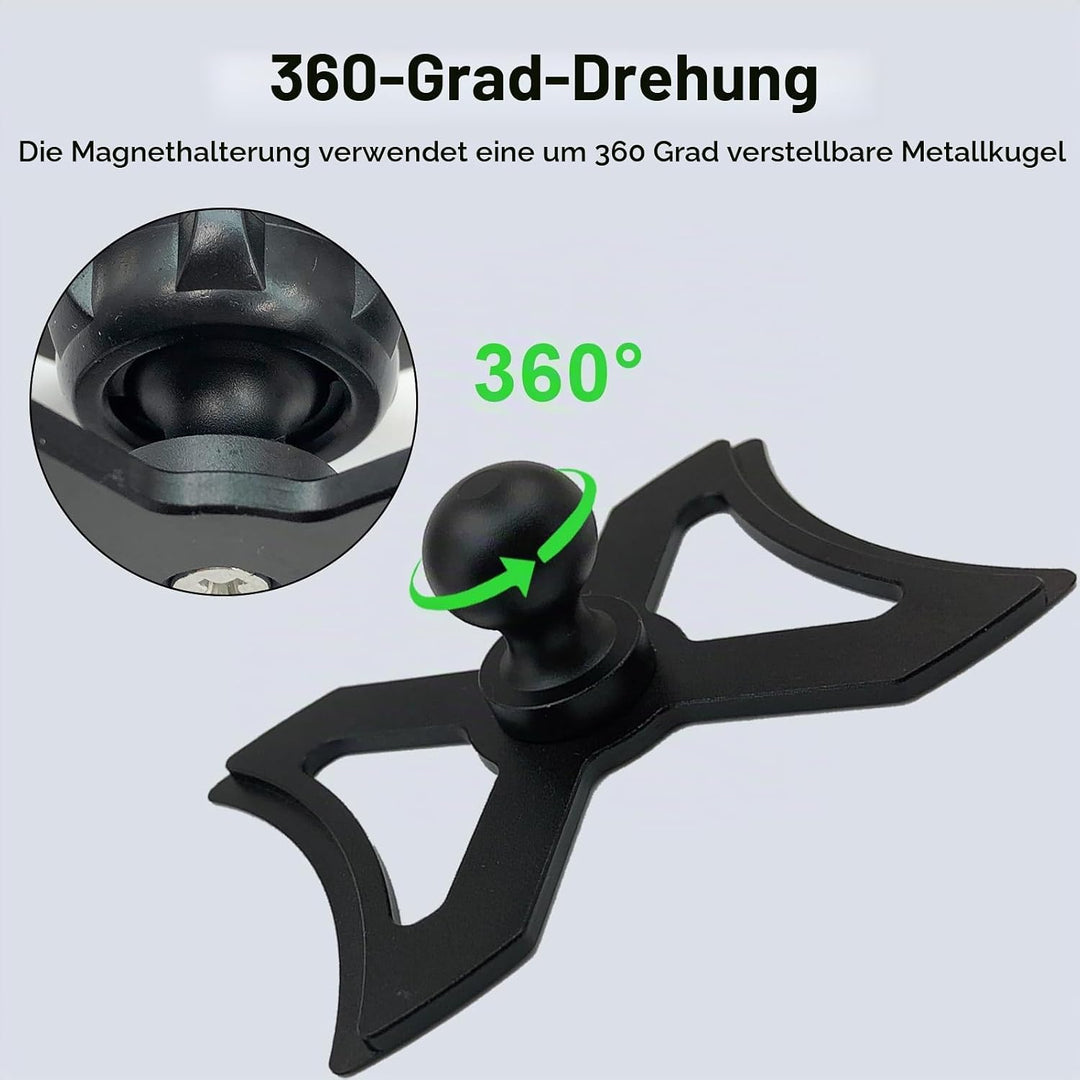 Magnetisch Kfz Handyhalterung Kompatibel mit Audi A3 8V 2014–2019 Universelle Halterung 360 Grad Dre