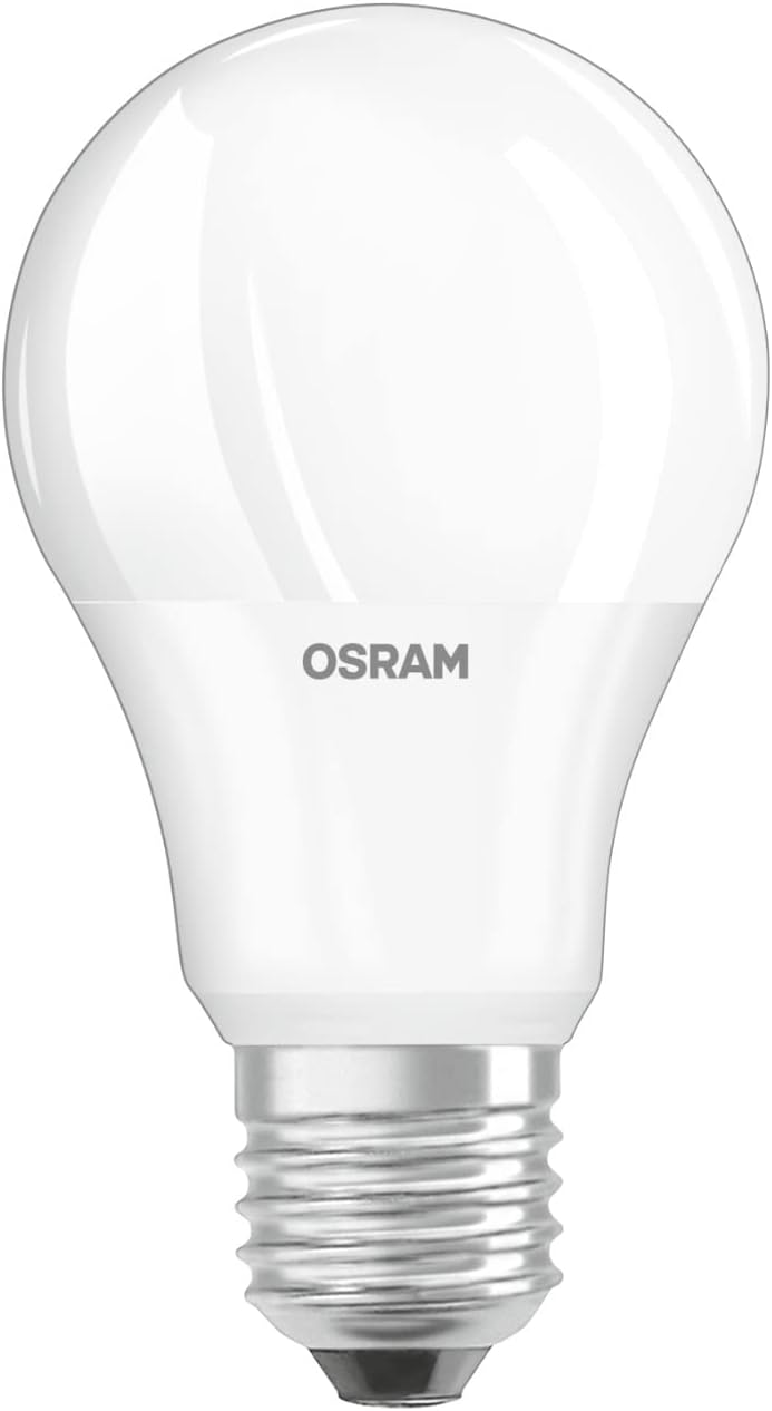 OSRAM LED-Lampe, Sockel: E27, Warm White, 2700 K, 8,50 W, Ersatz für 60-W-Glühbirne, matt, LED BASE