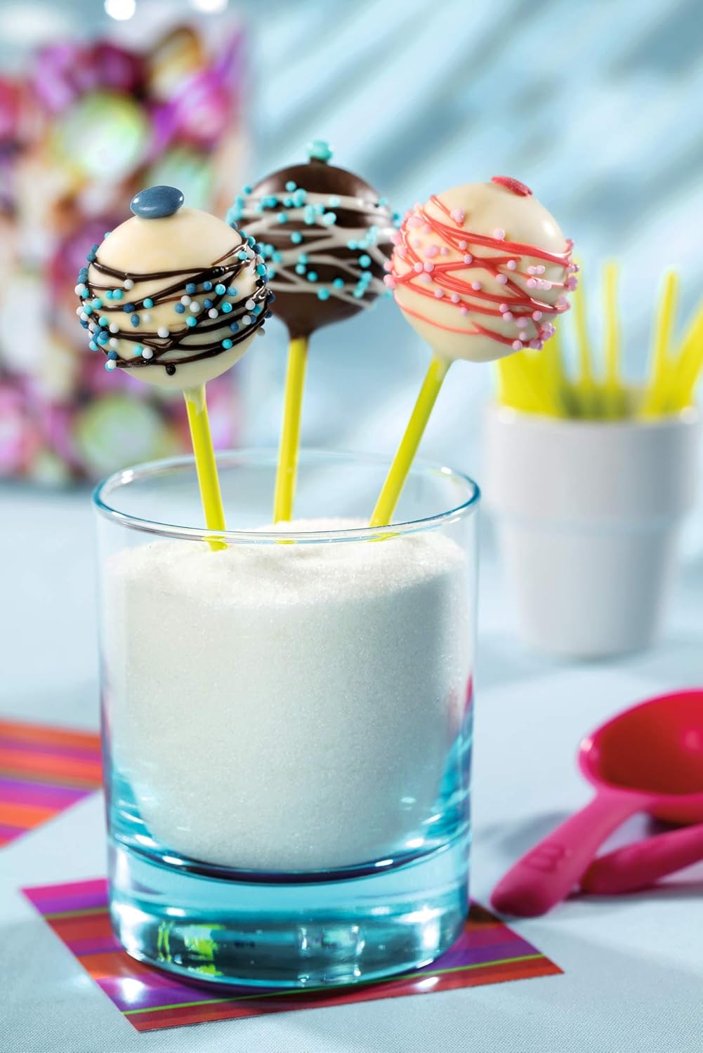 Smoby - Cake Pop Bäckerei - Back-Accessoire-Set zur Herstellung von Cake Pops, mit viel Zubehör, ohn