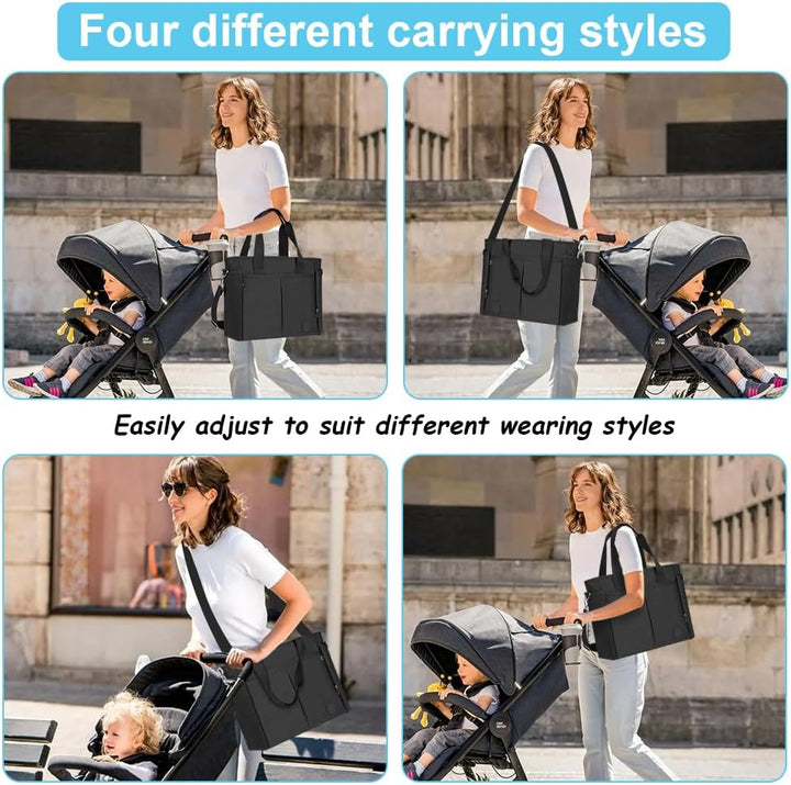 Baby Hohe Kapazität Wickeltasche, multifunktionale Umhängetasche Reisetasche für Unterwegs für Unter