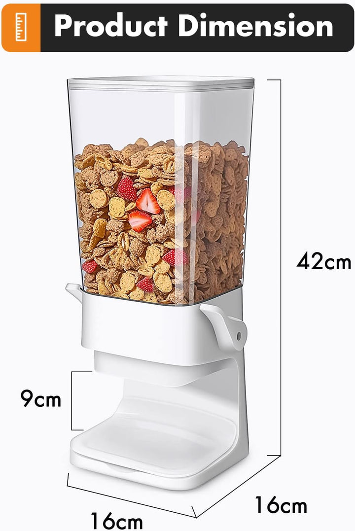 Tokokimo Cereal Dispenser, Zerkleinert Keine Cerealien Beim Ausgeben, Müslispender für Zereales Früh
