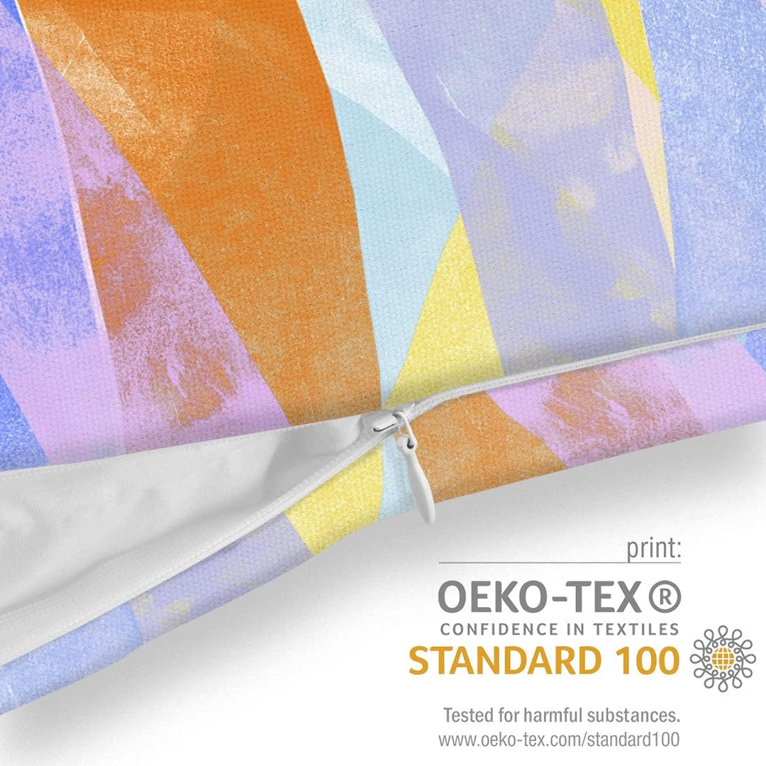 VOID Bunte Flächen Pastell Kissenbezug Kissenhülle Sofakissen Kissen Deko Outdoor-Kissen Dekokissen,