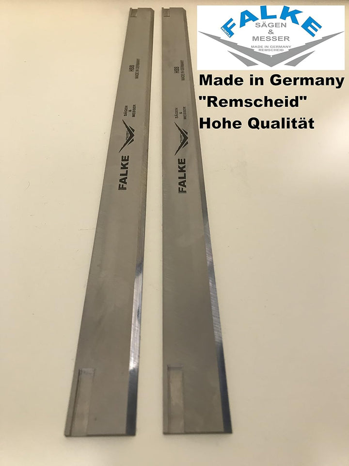 3 Stück Elektra Beckum HSS Hobelmesser HC 410 410x25x3mm 2 Einstellnuten