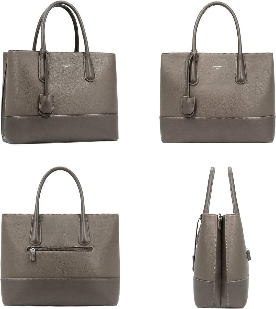 David Jones - Damen Grosse Handtasche Henkeltasche - Tote Shopper Bag PU Echtes Leder Stil - Multi P