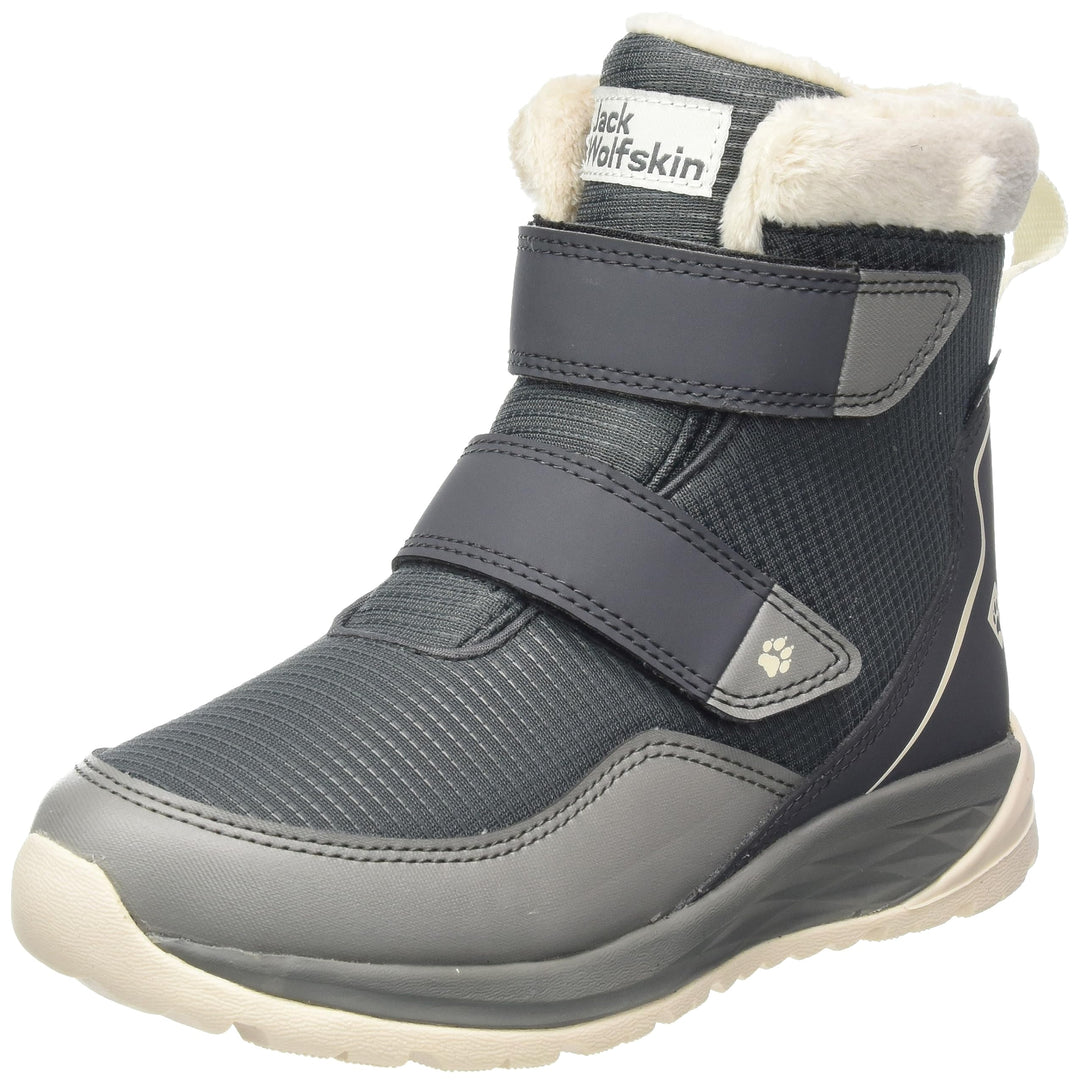 Jack Wolfskin Unisex Kinder Polar Wolf Texapore Mid Vc K Schneestiefel 35 EU Smokey Grey, 35 EU Smok