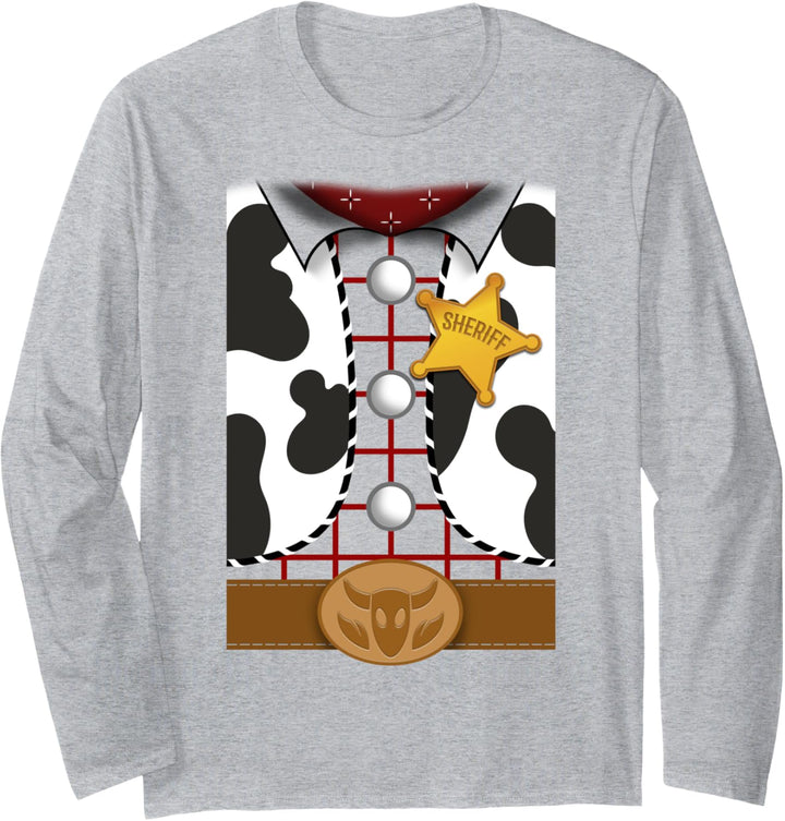 Disney Pixar Toy Story Woody Shirt Costume Langarmshirt