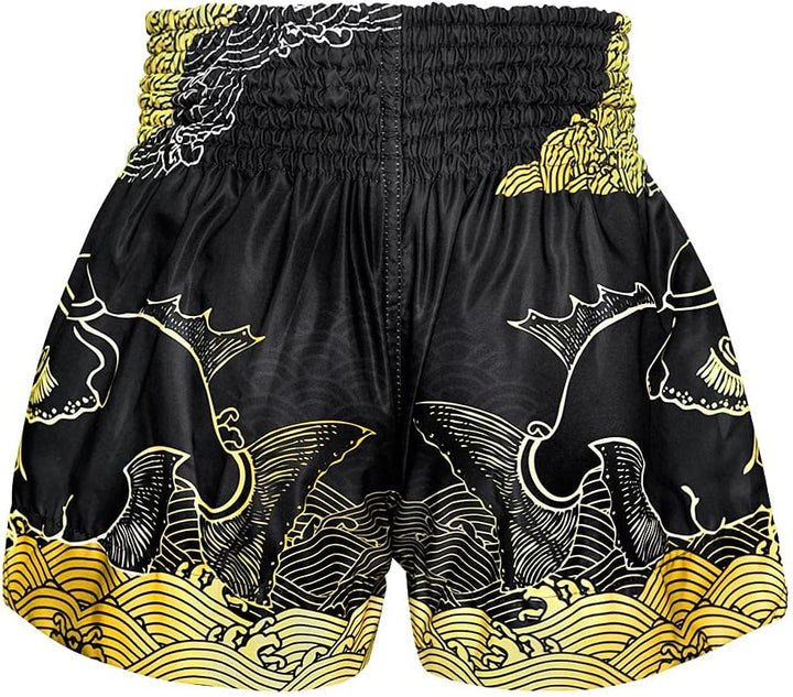 Tuff Sport Muay Thai Boxshorts Herren & Unisex Blau Grösse S Traditioneller Stil MMA Kickboxen Grapp