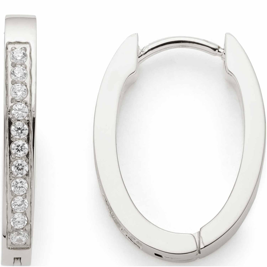 Leonardo Damen-Creolen Edelstahl 32025292 silber, silber