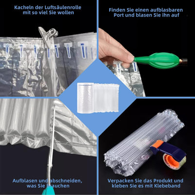 Conilly Rolle Verpackung Schutz Aufblasbare Taschen Luftpolster Luftpolsterfolie Luftsäule stossfest
