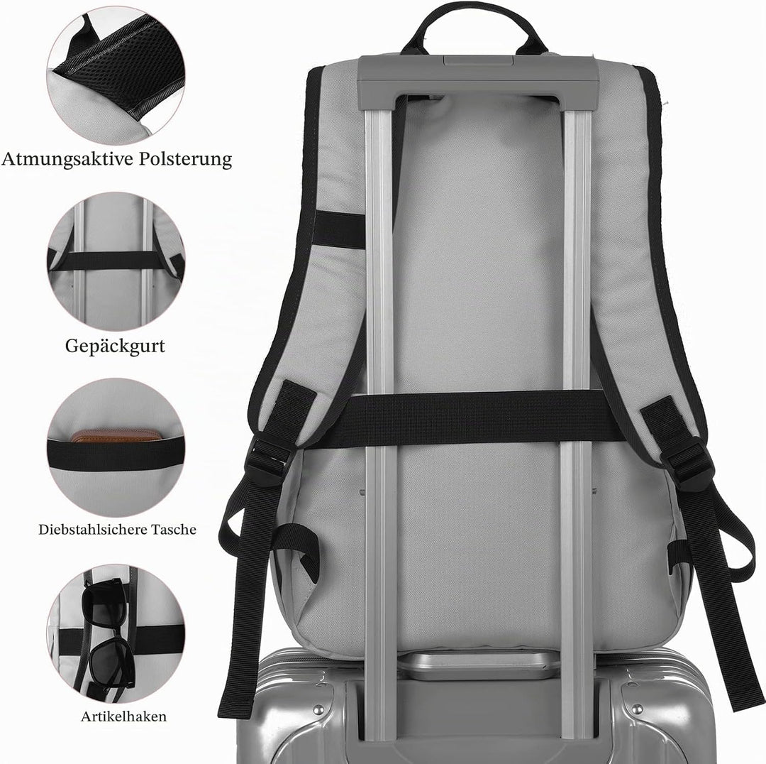 YAMTION Rucksack Herren Schulrucksack Jungen Teenager,Schultasche Mädchen Teenager Rucksack Laptop D