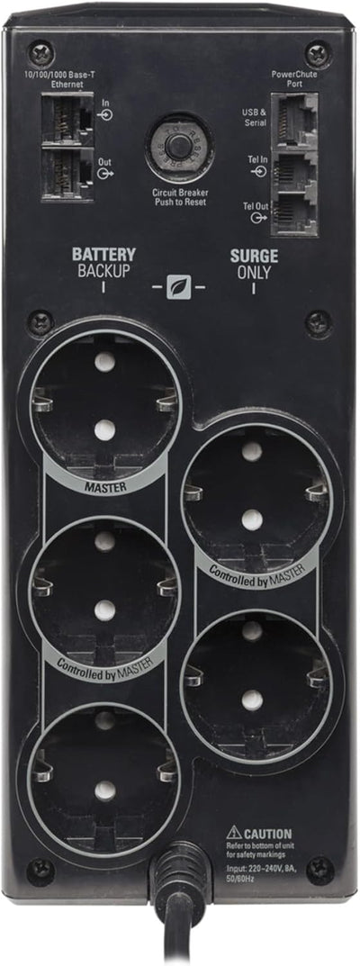 APC by Schneider Electric Back UPS PRO USV 900VA Leistung - BR900G-GR - inkl. 150.000 Euro Gerätesch