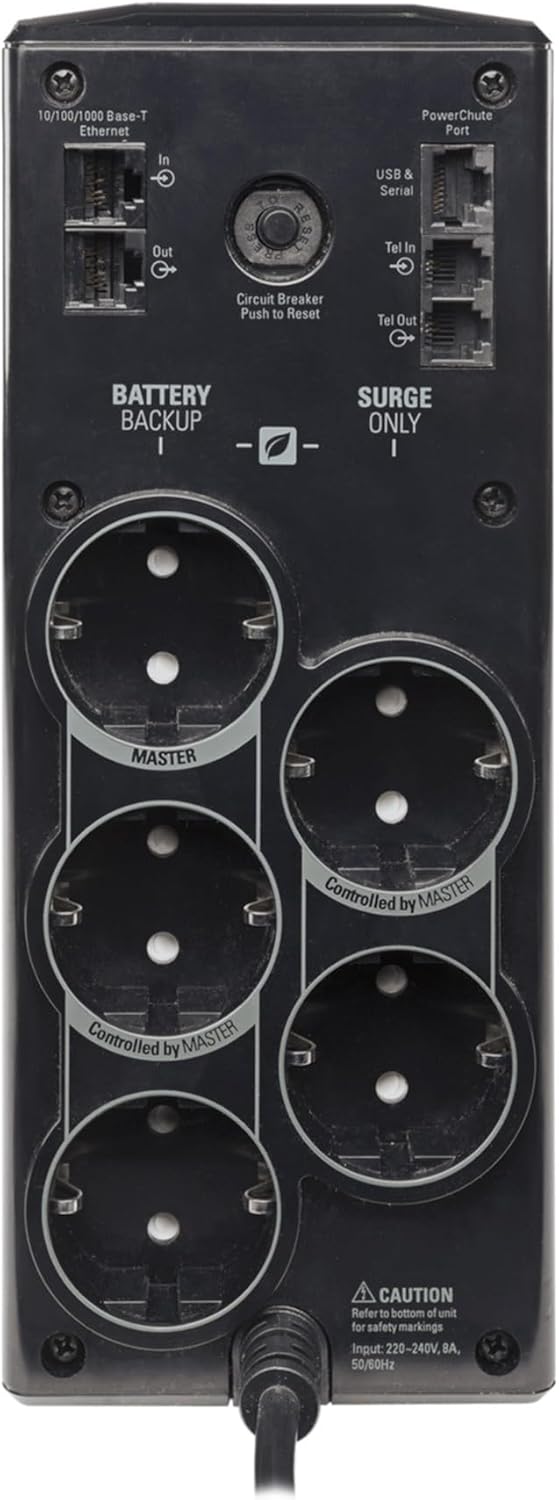 APC by Schneider Electric Back UPS PRO USV 900VA Leistung - BR900G-GR - inkl. 150.000 Euro Gerätesch