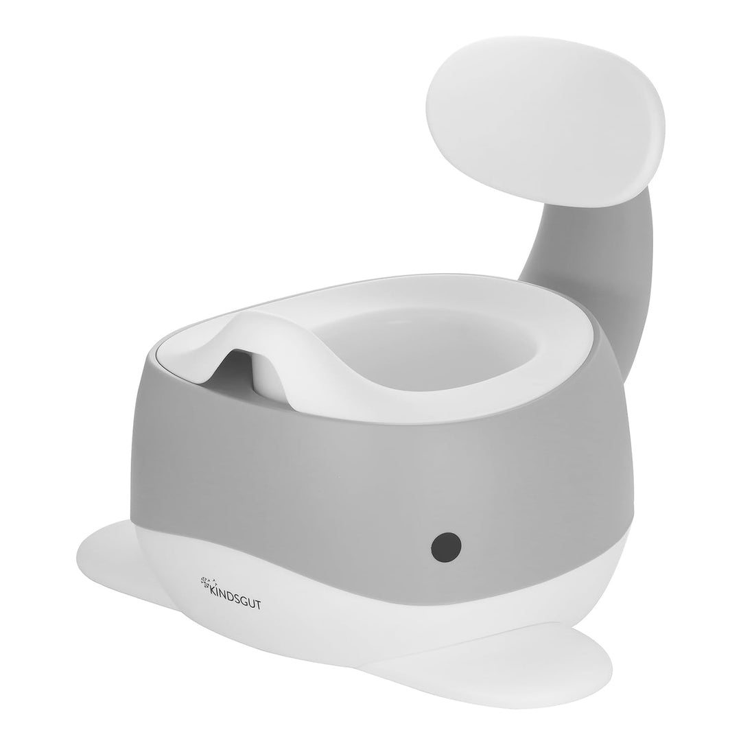 Kindsgut Kinder-Töpfchen, Babytopf WC/Klo, kinderfreundliches Wal-Design und dezente Farben, Toilett