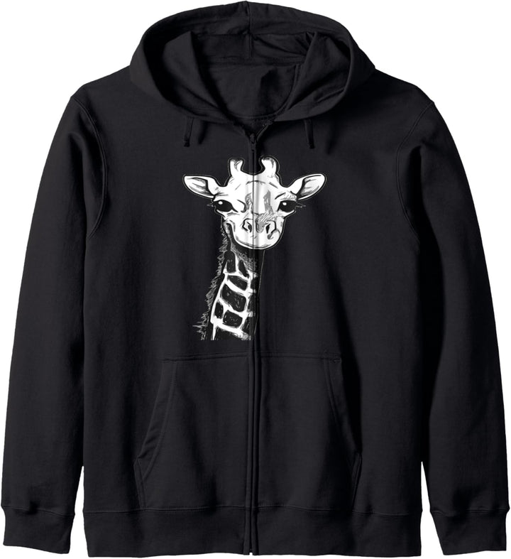 Giraffe Zoo Tiere Safari Geschenk Kapuzenjacke