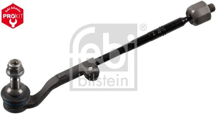 febi bilstein 44285 Spurstange mit Endstück und Sicherungsmutter , 1 Stück Vorderachse links, Vorder