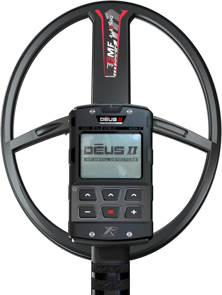 XP Metal Detectors Deus II RC - 13x11'' FMF-Spule mit WSAII kabellosen Kopfhörern im Set - Wasserdic