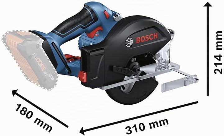 Bosch Professional 18V System Akku-Metall Kreissäge GKM 18V-50 (schnellerer Arbeitsfortschritt, weni