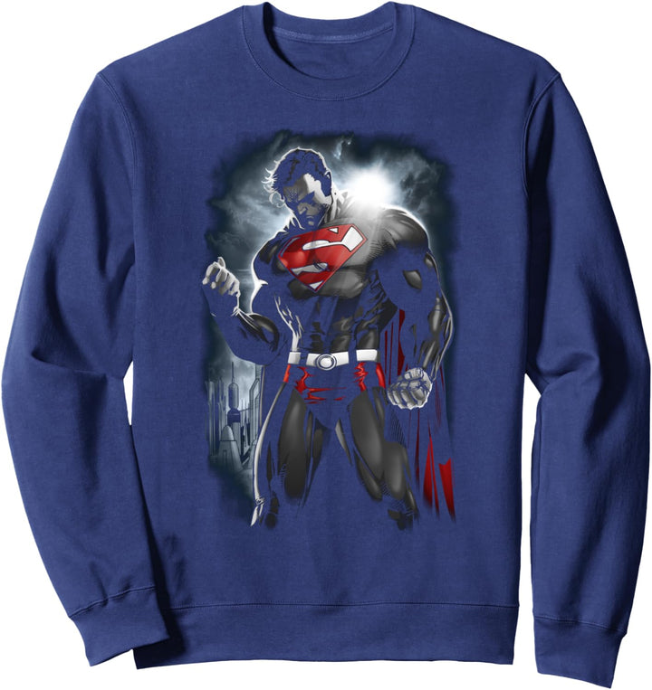 Superman Light of the Sun Standing Charcter Sweatshirt