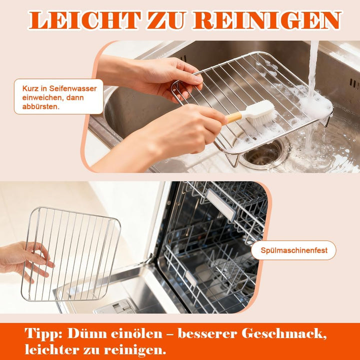 BYKITCHEN Airfryer Grillrost für Ninja Combi 12 in 1 Multikocher, Gitter & Gittereinsatz für Ninja C