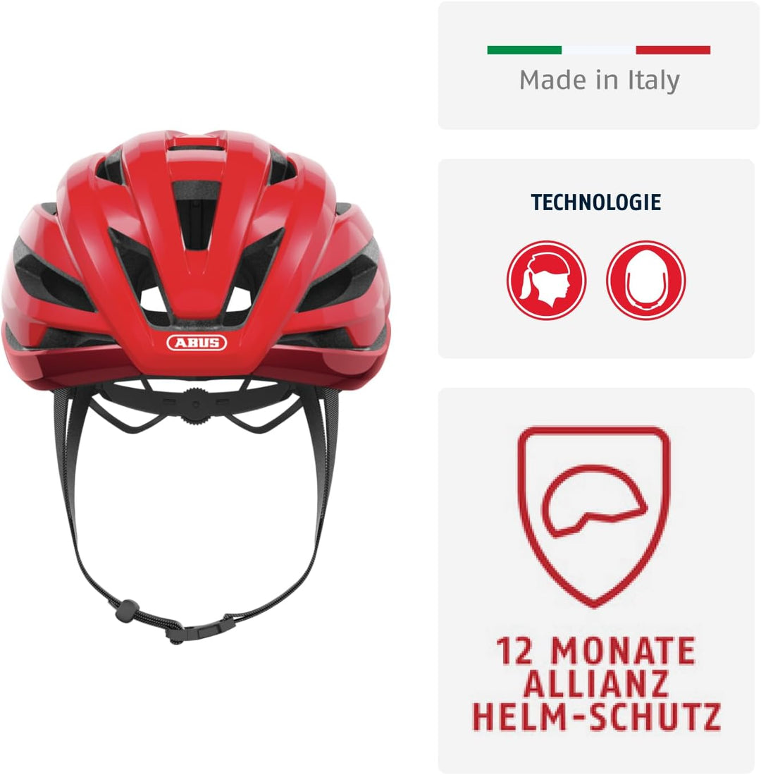 ABUS Rennradhelm StormChaser - Leichter und komfortabler Fahrradhelm für professionellen Radsport fü