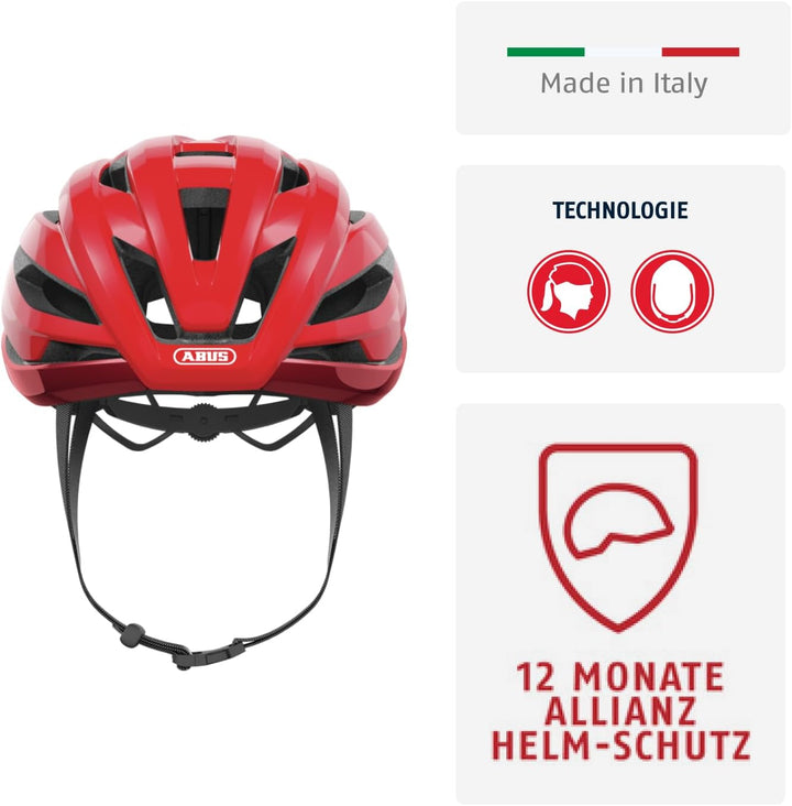 ABUS Rennradhelm StormChaser - Leichter und komfortabler Fahrradhelm für professionellen Radsport fü